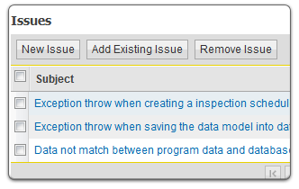 Create issues under test case