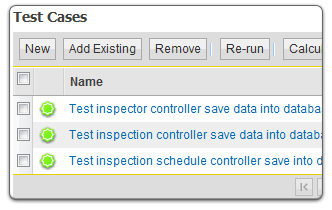 Manage test case by test plan
