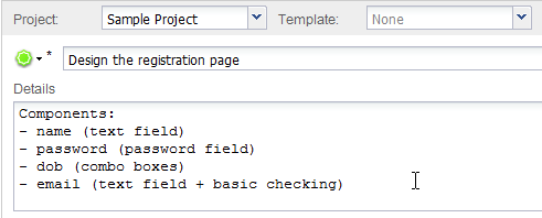 enter act details