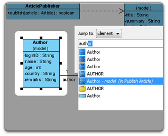 Diagram navigation