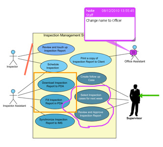 Visualize design comments
