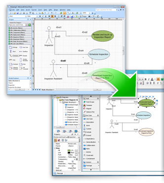 Import Visio drawings