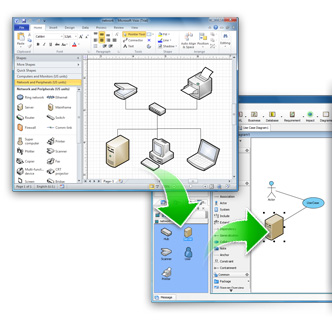Import Visio diagram to Stencil