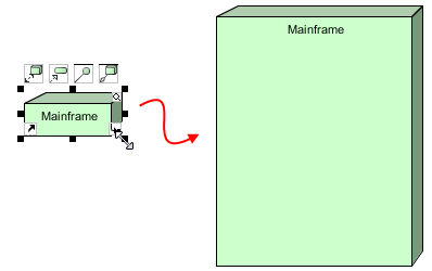 resize mainframe