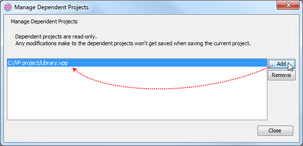 add depen project