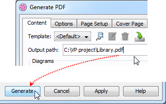 specify output