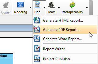 to gen pdf report