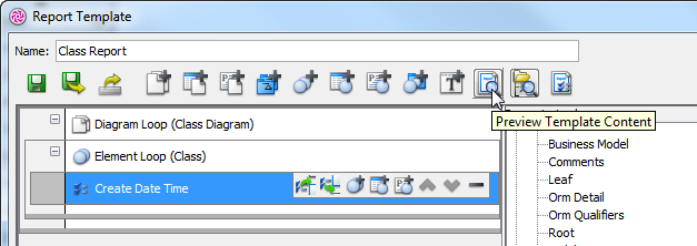 preview template