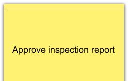 Approve inspection report