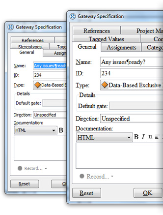 Adjustable application font