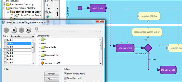 select path