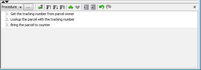 complete lookup parcel working procedure