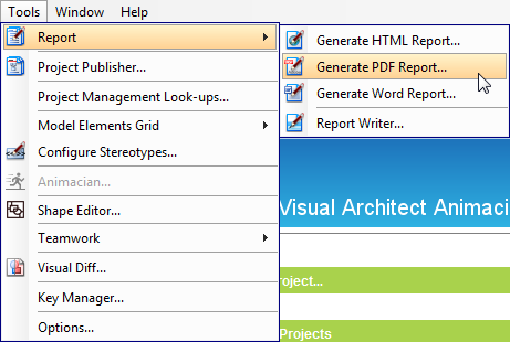 to gen pdf report