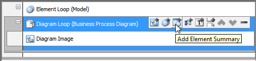 add element summary