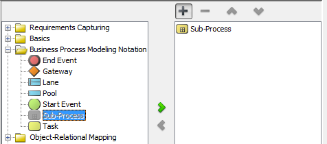 select sub process