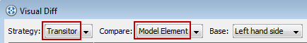 set parameters for visual diff