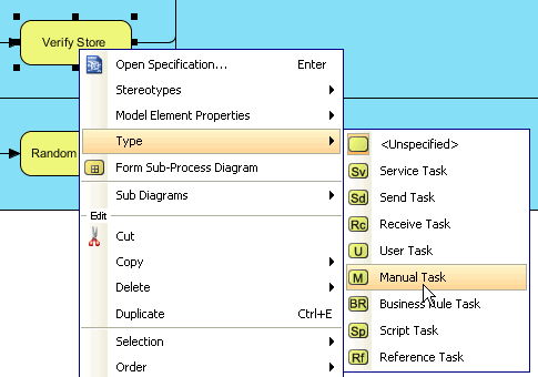 popup manual task