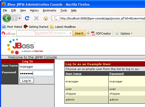 login