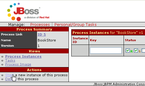 start process