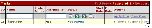 start task