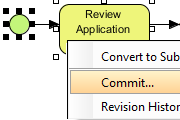 Partially commit for your project to server