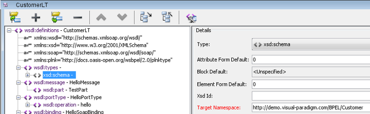 type namespace