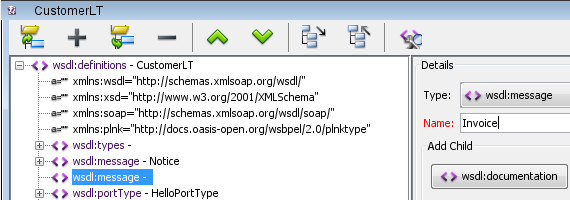 rename created message