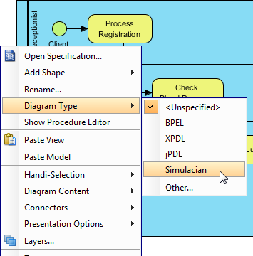 set diagram type