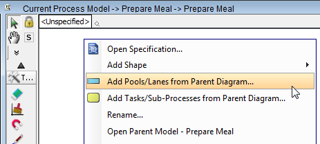 add lane from parent