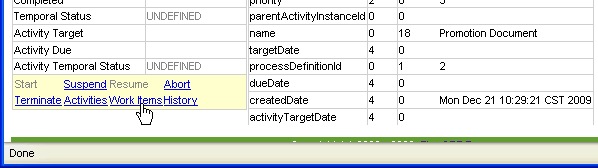 process instance work items