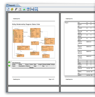 Flexible report composer
