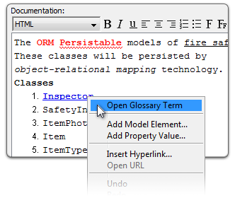 Spot Glossary Terms