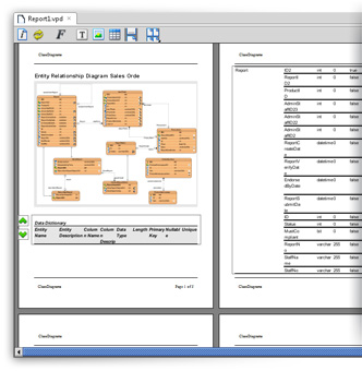 Flexible report composer