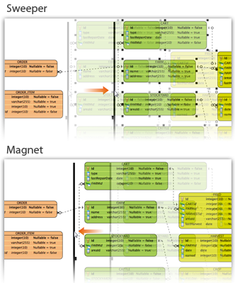 Reclaiming and eliminating spaces with sweeper and magnet