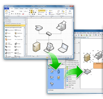 Import Visio diagram to Stencil