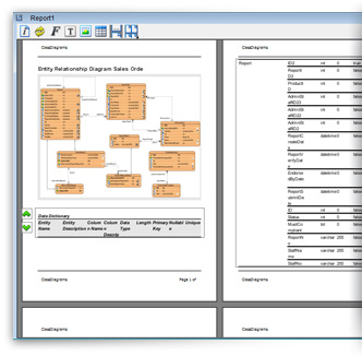 Flexible report composer