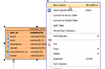 Add column in entity