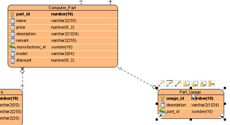 Create new columns in entities