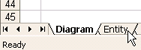 Entity exported per worksheet in Excel