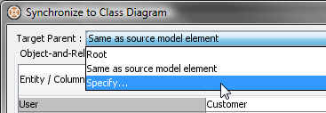 specify location
