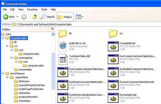 Browse generated files