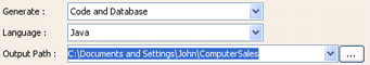 Specify output path