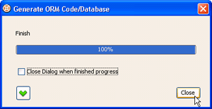 Generating Oracle database