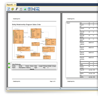 Flexible report composer