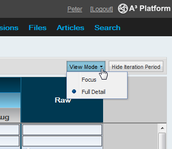 Setting view mode