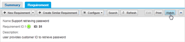 Watch a Requirement