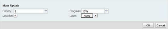 Configure the changes to perform