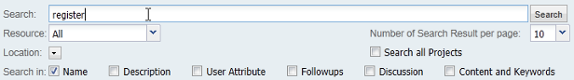 Enter the search text