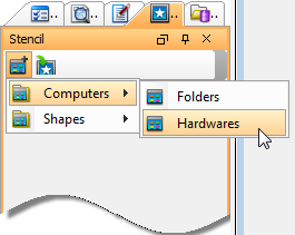 Select Folders from the pop-up menu