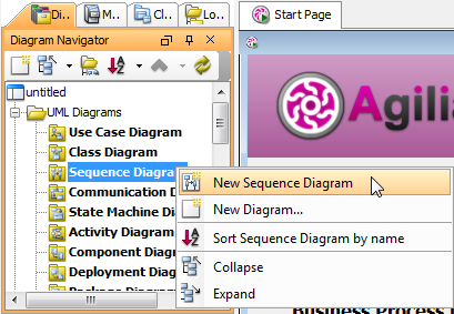 Create sequence diagram